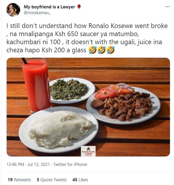 My boyfriend is a lawyer misskamau _ still don't understand how ronalo kosewe we