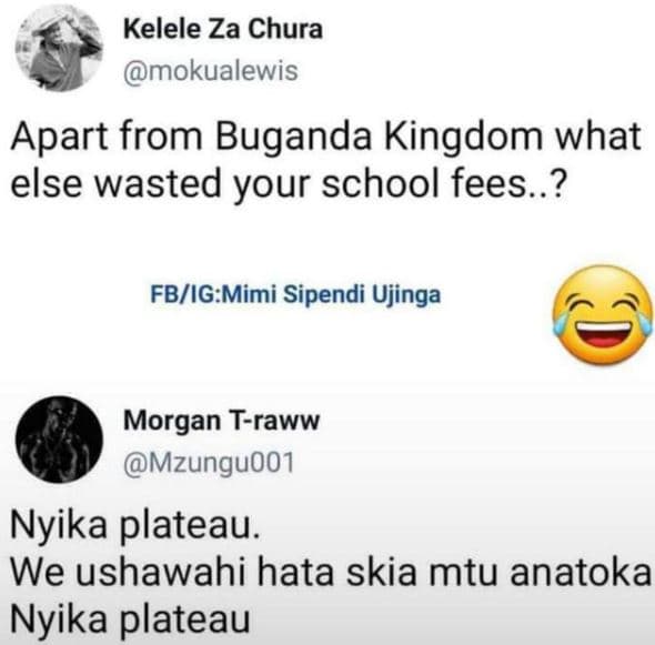 Kelele za chura mokualewis apart from buganda kingdom what else wasted your scho