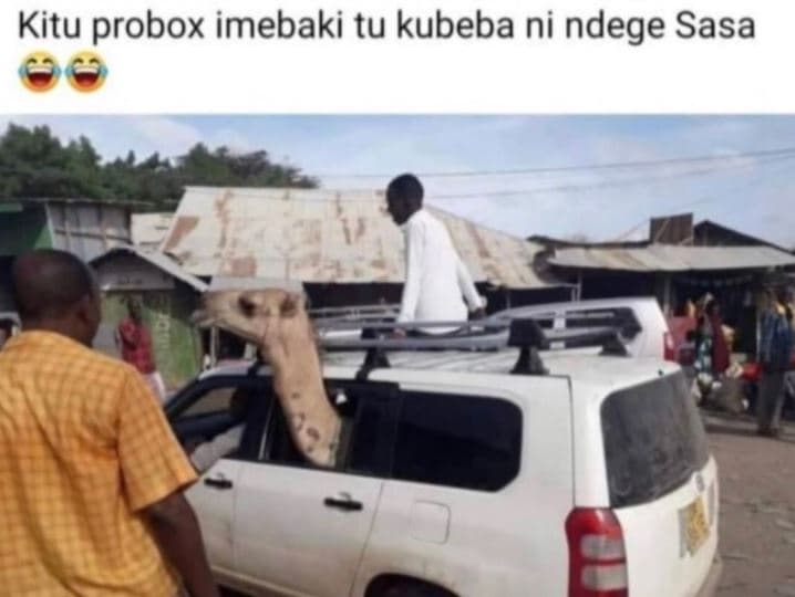 Kitu probox imebaki tu kubeba ni ndege sasa