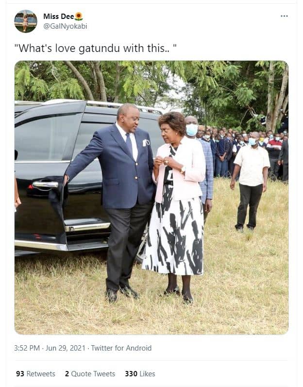 Miss dee galnyokabi 'what's love gatundu with this. 3.52 pm jun 29, twitter for