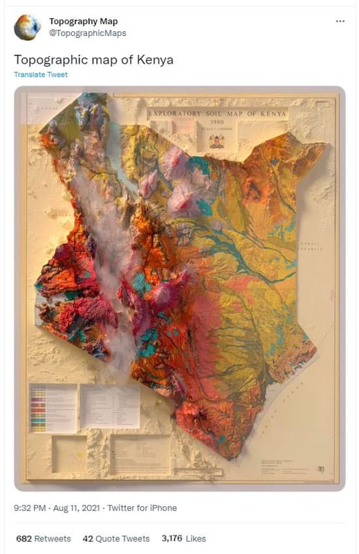 Topography map topographicmaps topographic map of kenya translate tweet ps explo