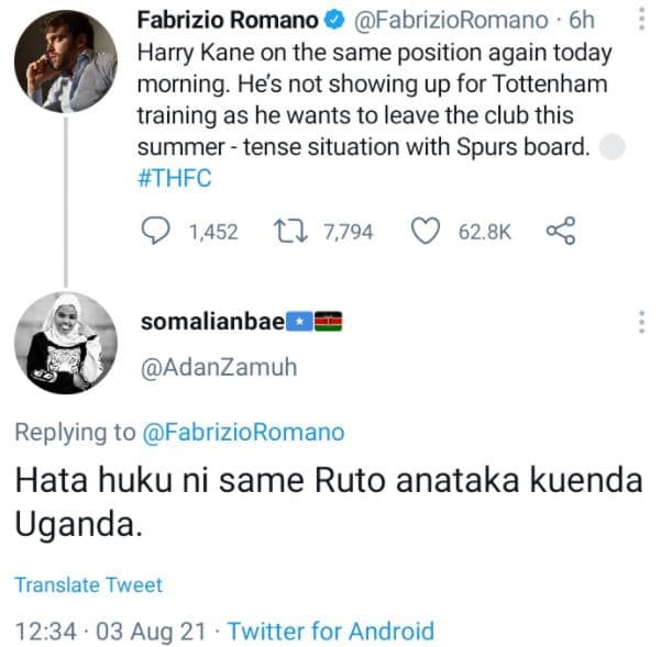 Fabrizio romano fabrizioromano 6h harry kane on the same position again today mo