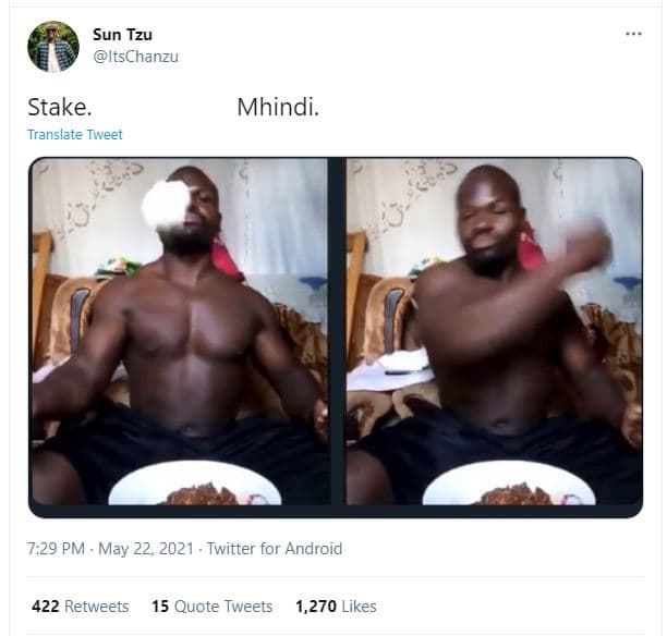 Sun tzu itschanzu stake. translate tweet mhindi 7.29 pm may 22, twitter for andr