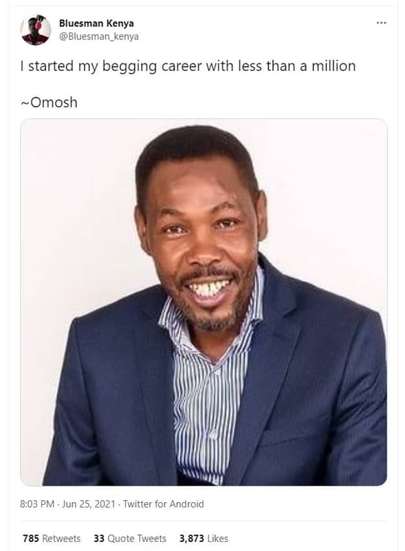 Bluesman kenya bluesman_kenya started my begging career with less than a million