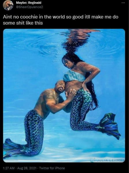 Maybe reginald sheeropulence2 aint no coochie in the world so good itll make me