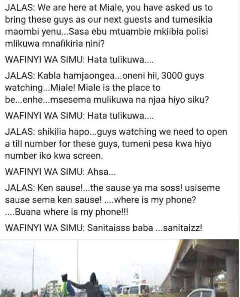 Jalas we are here at miale you have asked us to bring these guys as our next gue