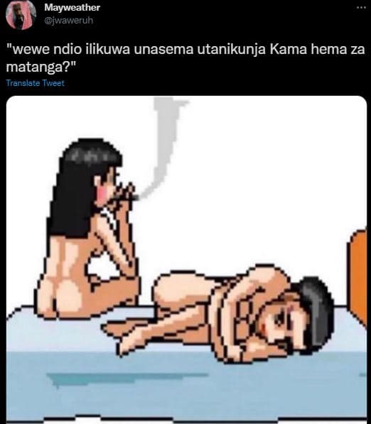 Mayweather jwawerun wewe ndio ilikuwa unasema utanikunja kama hema za matanga? t
