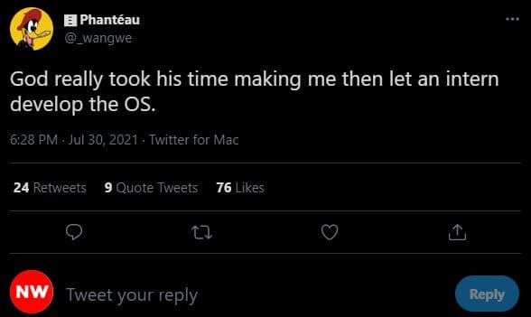 0phantéau _wangwe god really took his time making me then let an intern develop