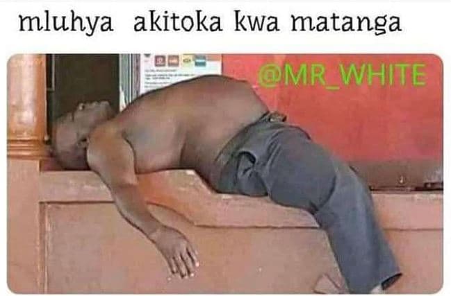 Mluhya akitoka kwa matanga mr_white