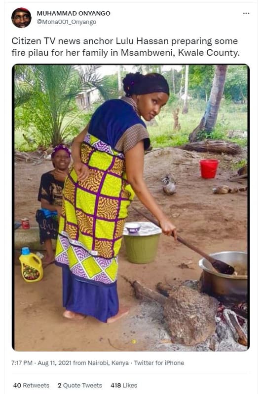 Muhammad onyango mohaoot_onyango citizen tv news anchor lulu hassan preparing so