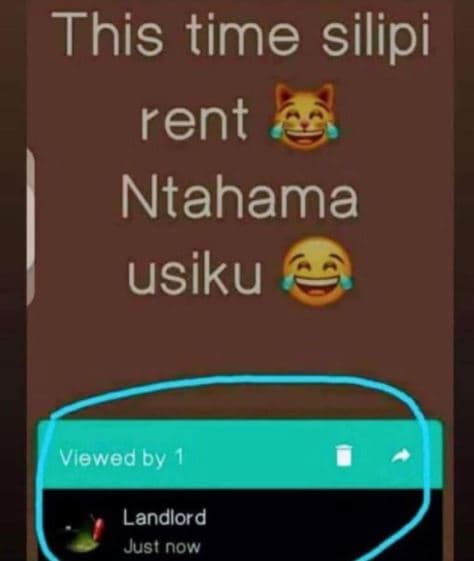 This time silipi rent ntahama usiku viewed by landlord just now