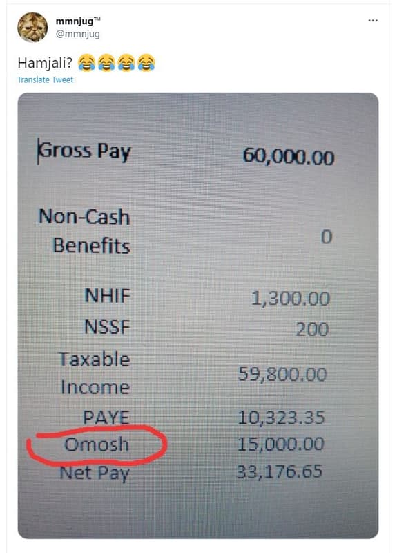 Mmnjug mmnjug hamjali? a2 translate tweet kgross pay 60,000.00 noncash benefits