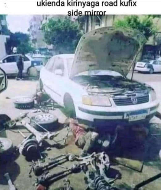 Ukienda kirinyaga road kutix side mirror