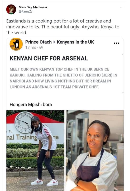 Manday madness ramzzy_ eastlands is a cooking pot for a lot of creative and inno