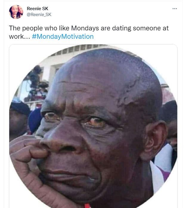 Reenie sk reenie_sk the people who like mondays are dating someone at work. mond