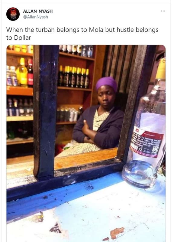 Allan_nyash allannyash when the turban belongs to mola but hustle belongs to dol