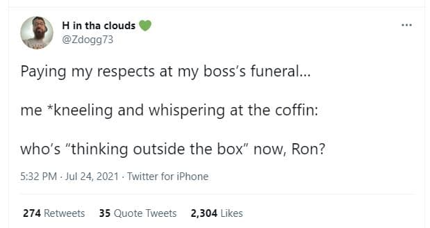 Hin tha clouds zdogg73 paying my respects at my boss's funeral. me kneeling and