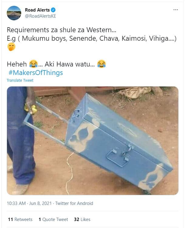 Road alerts roadalertske requirements za shule za western . eg mukumu boys, sene