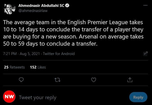 Ahmednasir abdullahi sc ahmednasirlaw the average team in the english premier le