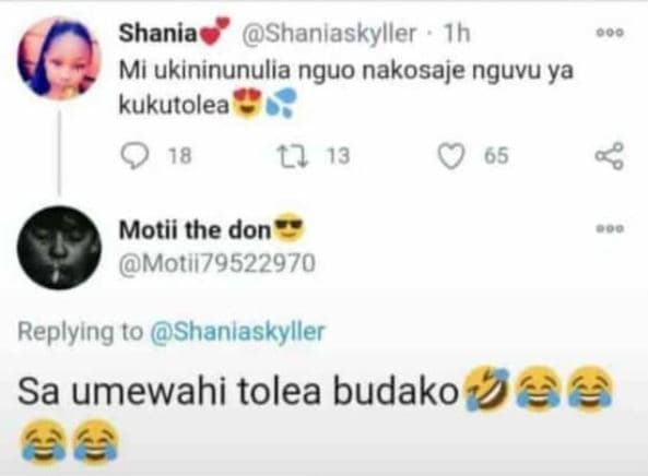 Shania shanlaskyller ih 000 mi ukininunulia nguo nakosaje nguvu ya kukutolea 0 1