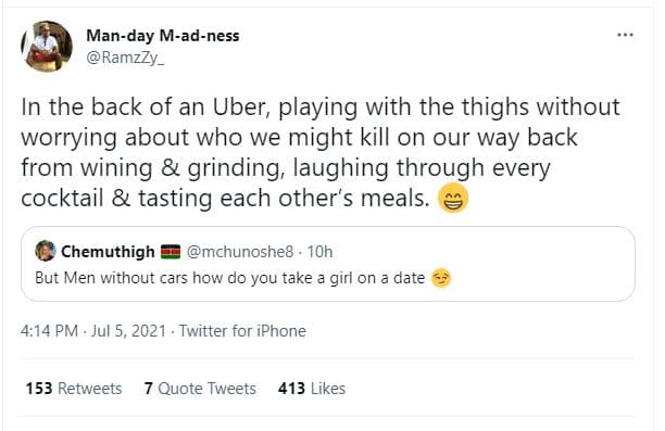 Manday madness ramzzy _ in the back of an uber, playing with the thighs without