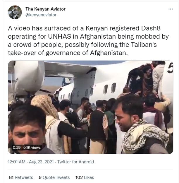 The kenyan aviator kenyanaviator a video has surfaced of a kenyan registered das