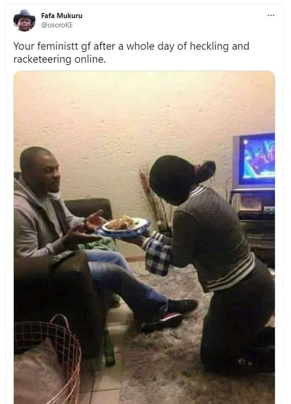 Fafa mukuru osoroke your feministt gf after a whole day of heckling and racketee