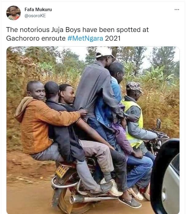Fafa mukuru osoroke the notorious juja boys have been spotted at gachororo enrou