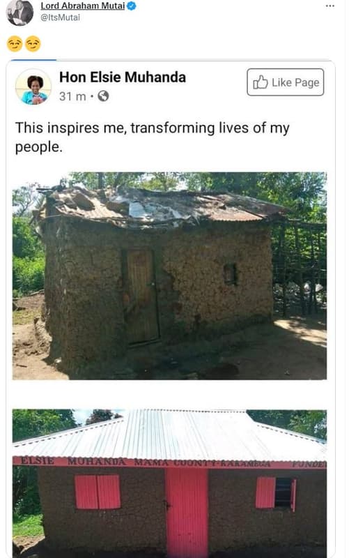 Lord abraham mutai itsmutai hon elsie muhanda 31 m like page this inspires me, t