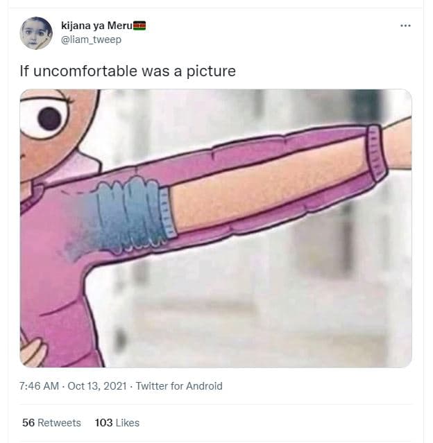 Kijana ya merut liam_tweep if uncomfortable was a picture 7.46 am oct 13, twitte