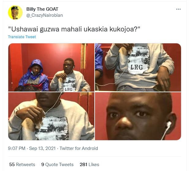 Billy the goat crazynairobian ushawai guzwa mahali ukaskia kukojoa? translate tw