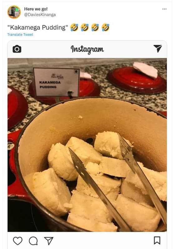 Here we go! davieskinanga 'kakamega pudding 9 translate tweet instagam kakamloa