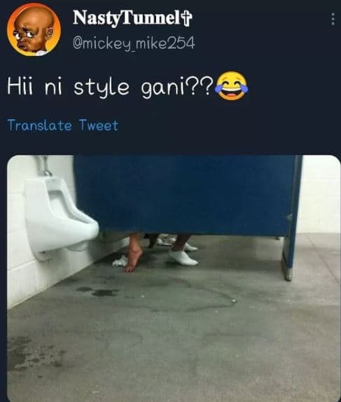 Nastytunnelt mickey_mike254 hii ni style gani?? translate tweet