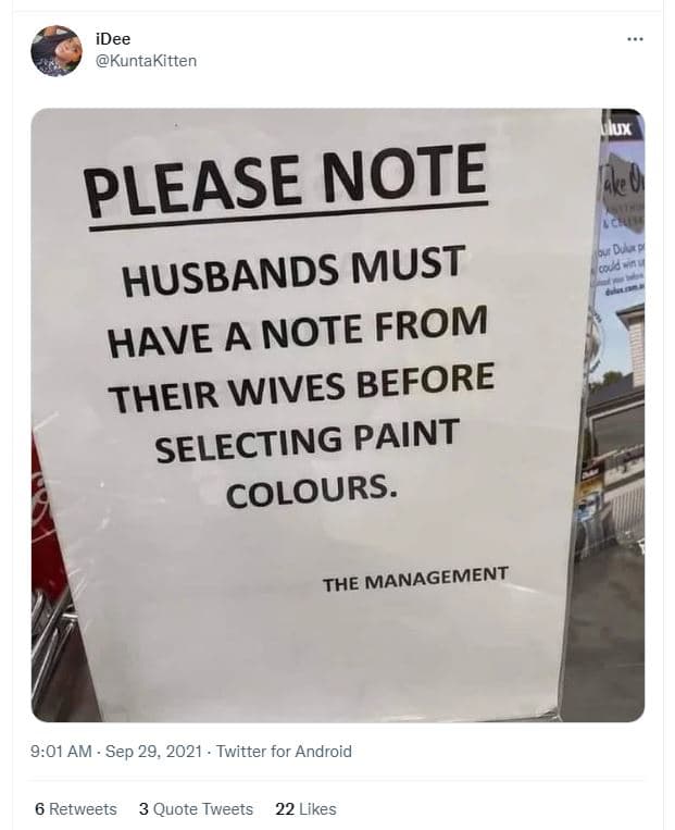 Idee kuntakitten iu please noie leu husbands must ca duad have a note from their