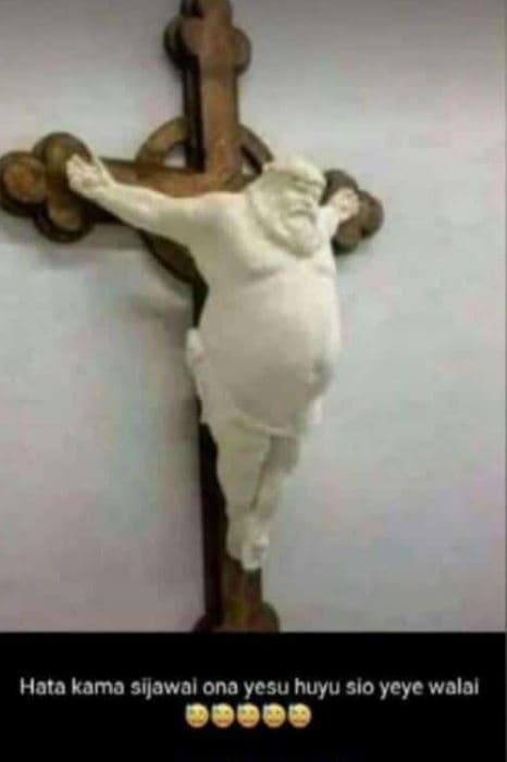 Hata kama sijawal ona yesu huyu sio ycyc walal