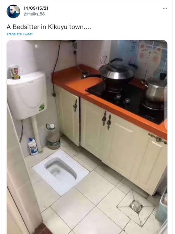 14091521 malks_88 a bedsitter in kikuyu town. translate tweer