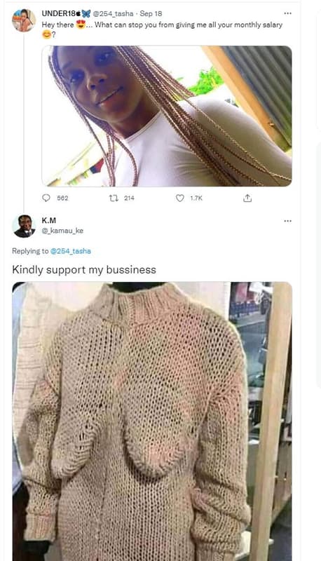 Underi8 hey there 254_tasha sep what can stop you from giving me all your monthl