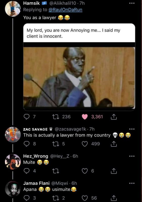 Hamsik aliikhalil10 7h replying to raulondarun you as a lawyer my lord, you are