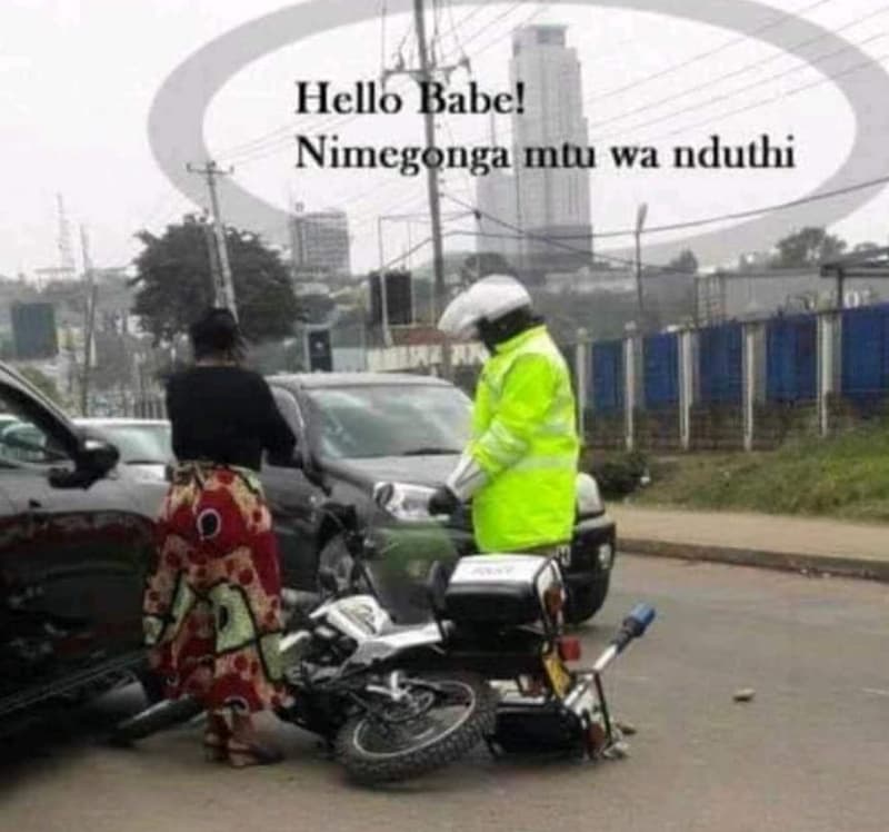 Hcllo babe! nimegonga mtu wa nduthi