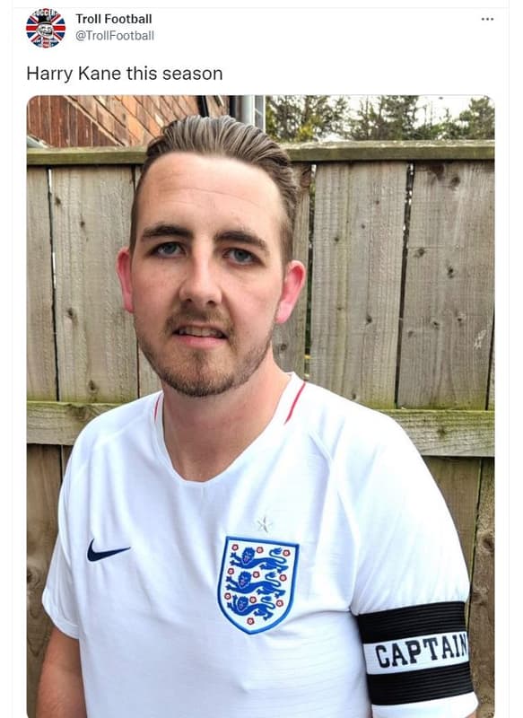 Troll football trollfootball harry kane this season captai