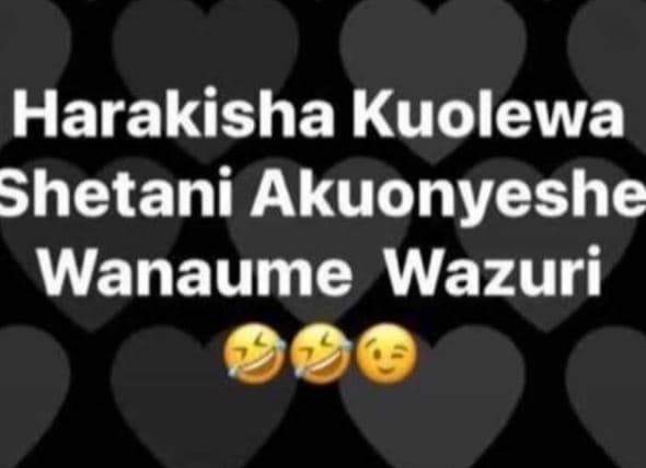 Harakisha kuolewa shetani akuonyeshe wanaume wazuri