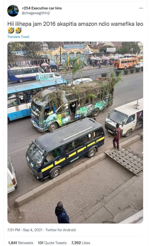 254 executive car hire chegewagithinji hii ilihepa jam akapitia amazon ndio wame