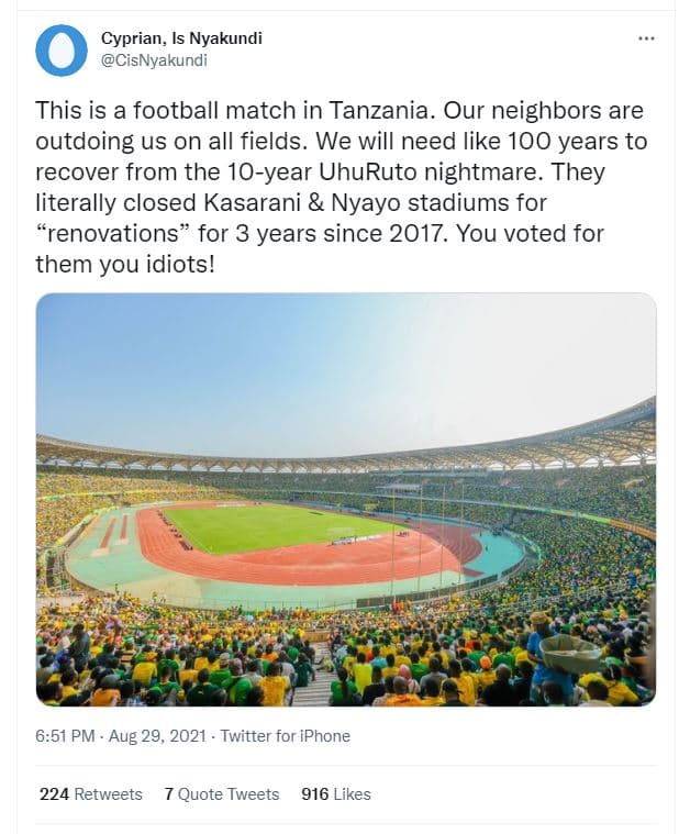 Cyprian , is nyakundi cisnyakundi this is a football match in tanzania. our neig