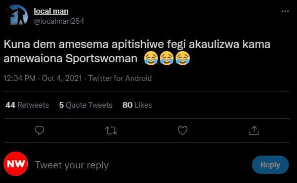 Localman localman254 kuna dem amesema apitishiwe fegi akaulizwa kama amewaiona s