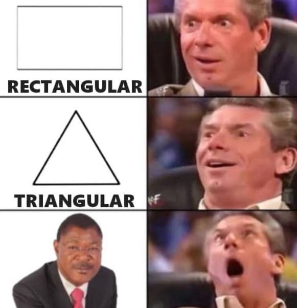 Rectangular triangular