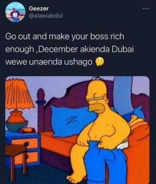 Geezer alawiabdul go out and make your boss rich enough , december akienda dubai