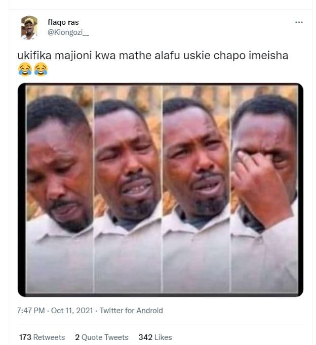 Flaqo ras kiongozi _ ukifika majioni kwa mathe alafu uskie chapo imeisha 747 pm