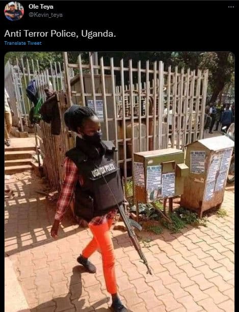 Ole teya kevin_teya anti terror police uganda. translate tveel car