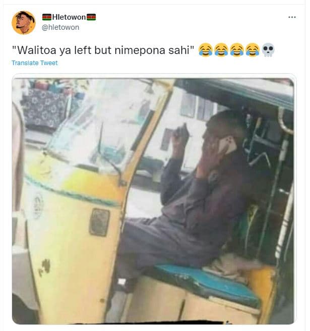 Hletowon hletowon walitoa ya left but nimepona sahi e66 translate tweer