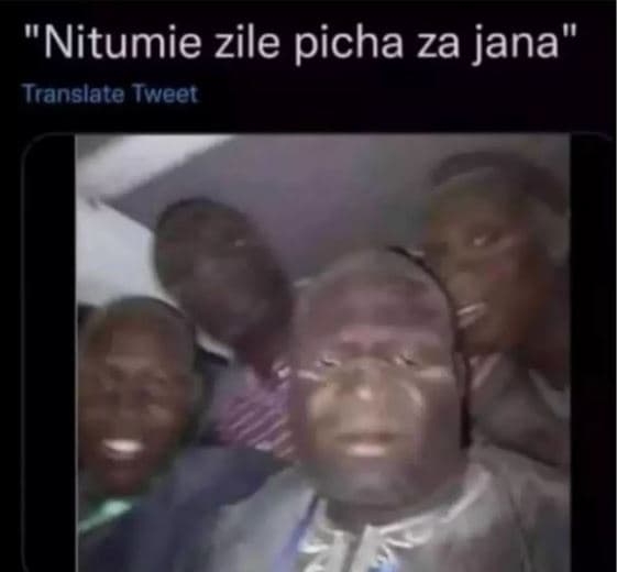 Nitumie zile picha za jana translate tweet